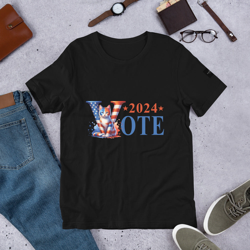 Cat Lady Tshirt US 2024 Election