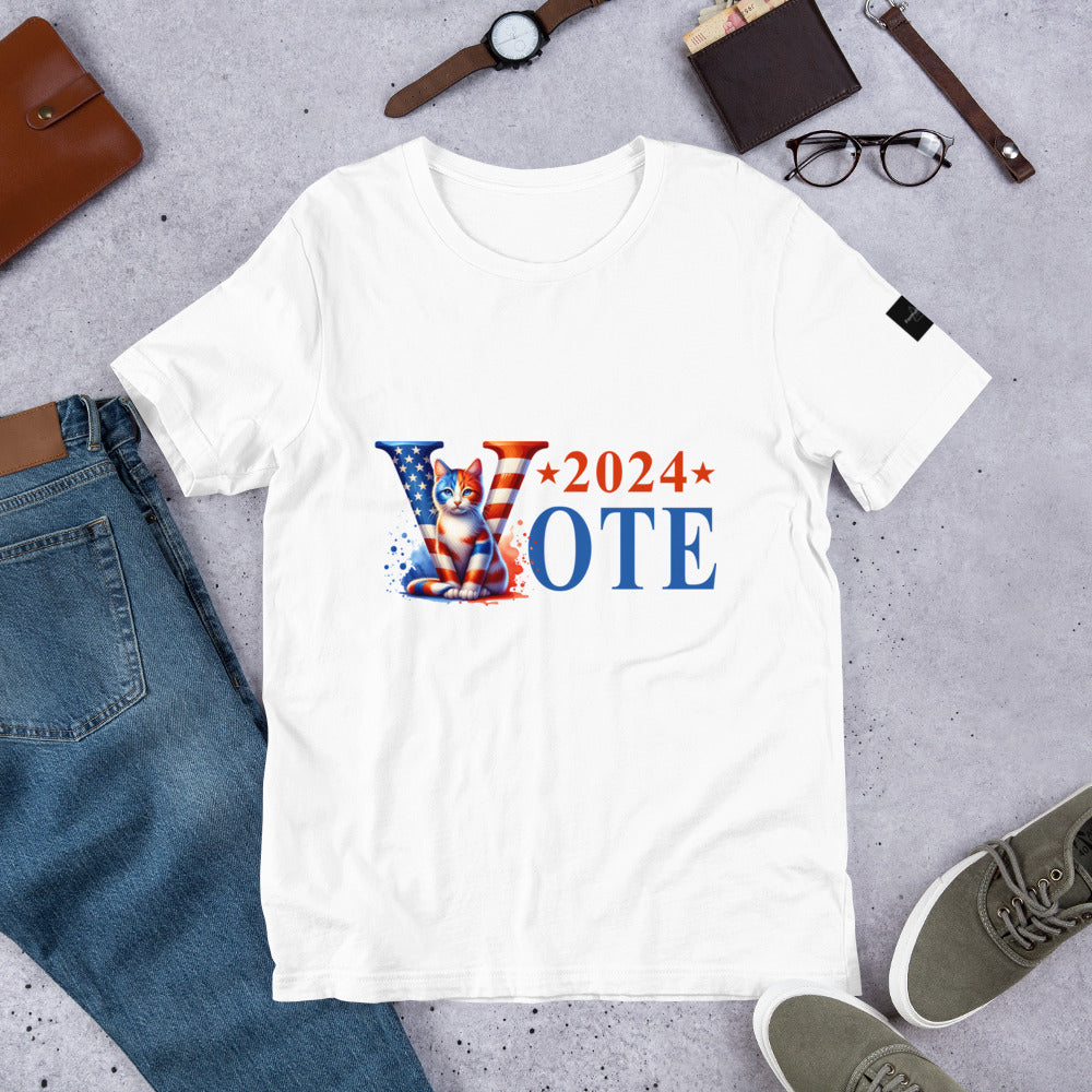 Cat Lady Tshirt US 2024 Election